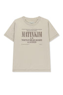 LETTERING GRAFFITI CREASE TOP IN BEIGE image 10