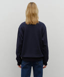 BASEBALL LOGO COLLAR HALF ZIPUP SWEATSHIRT IN NAVY image 3