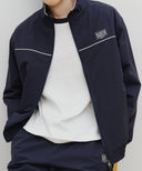 MARITHÉ SPORT NYLON TRACK ZIP-UP JACKET IN NAVY image 4