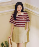 W COTTON CARGO MINI SKIRT IN BEIGE image 7