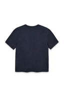 VINTAGE LOGO GRAPHIC TOP IN NAVY image 2