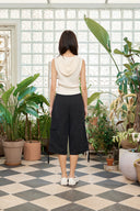 NYLON STRING HALF PANTS IN BLACK image 9