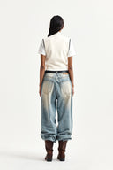 MATIN SPELL POINT KNIT ZIP UP VEST IN IVORY image 2