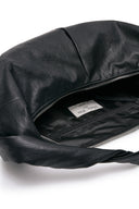 TWIST HANDLE SMALL HOBO BAG IN BLACK image 11