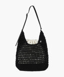 MACRAME HOBO BAG IN BLACK image 10