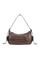 RIVET POINT QUAD SHOULDER BAG IN BROWN image 7