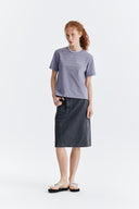 LOGO POINT LETTERING GRAPHIC TOP IN PURPLE image 8
