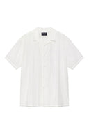 ZIGZAG STITCH POINT SHIRT FOR MEN IN WHITE image 12