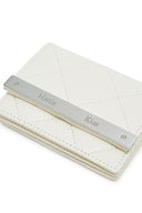 PUFF QUILT WALLET IN IVORY image 5