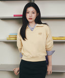 W VINTAGE CLASSIC LOGO SWEAT MINI SKIRT IN BLACK image 3