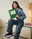W WIDE FIT VINTAGE WASHED DENIM PANTS IN BLUE image 3