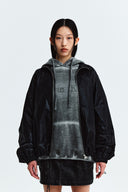 MATIN KIM LOGO COATING JUMPER IN BLACK image 17