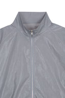 MATIN KIM LOGO COATING JUMPER IN DARK GRAY image 4