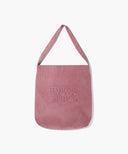 CLASSIC LOGO CORDUROY SHOULDER BAG IN PINK image 1