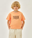 KIDS CLASSIC LOGO TEE IN ORANGE image 1