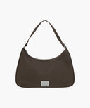 CLASSIC LOGO HOBO BAG IN BROWN image 1
