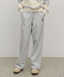 LOOSE FIT CREST SYMBOL SWEAT PANTS IN HEATHER GREY image 7