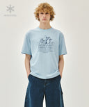 AEROCOOL LEMON CLASSIC LOGO TEE IN ICE BLUE image 1