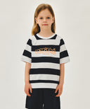 KIDS RAGLAN SHORT SLEEVE SWEATSHIRT IN STRIPE image 1