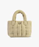 CLASSIC LOGO BOUCLE PADDING BAG IN BEIGE image 1