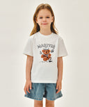 KIDS MARINE BEAR REGEN TEE IN WHITE image 1