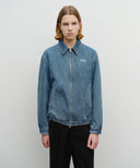 DENIM BLOUSON JACKET IN BLUE image 1