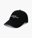 LETTERING LOGO BALL CAP IN BLACK image 1
