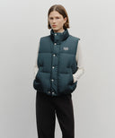 CLASSIC LOGO DOWN VEST IN BEIGE image 15