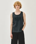SHADOW CLASSIC LOGO SLEEVELESS IN CHARCOAL GREY image 1