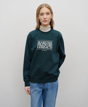 CLASSIC LOGO SWEATSHIRT IN DARK TEAL image 1
