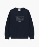 STITCH CLASSIC LOGO SWEATSHIRT (BRUSHED) IN OATMEAL image 7