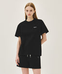 SMALL REGULAR LOGO TEE IN BLACK image 1