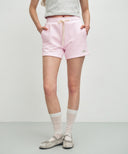 W BASIC SWEAT SHORTS IN LIGHT PINK image 1