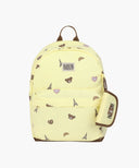 KIDS BEAR PRINT BACKPACK IN YELLOW image 1