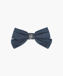 CIRCLE LOGO RIBBON HAIR PIN IN BLUE image 1