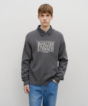 CLASSIC LOGO KNIT PULLOVER IN OATMEAL image 14