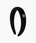 KIDS W CIRCLE LOGO HAIR BAND IN BLACK image 1