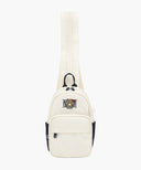 KIDS BEAR CLASSIC LOGO 2WAY SLING BAG IN IVORY image 1