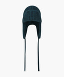 CLASSIC LOGO EARFLAP BEANIE IN TEAL image 1
