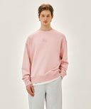 DRAWING CLASSIC LOGO SWEATSHIRT IN SALMON image 1