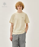 AEROCOOL SMALL CLASSIC LOGO TEE IN BEIGE image 1