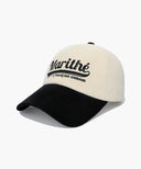 VINTAGE LOGO CORDUROY COVERED CAP IN BLACK image 1