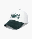 VINTAGE LOGO CORDUROY COVERED CAP IN DARK GREEN image 1