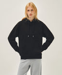 CLASSIC LOGO EMBROIDERY HOODIE IN BLACK BLACK image 1