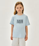 KIDS CLASSIC LOGO TEE IN LIGHT BLUE image 1