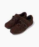 W LACE UP SUEDE SNEAKERS IN BROWN image 1