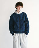 MARITHE X ALPHA INDUSTRIES MA-1 JUMPER IN BLUE image 1