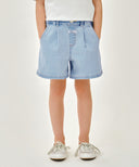 KIDS W DENIM SHORTS IN LIGHT BLUE image 1