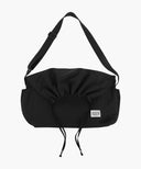 CLASSIC LOGO STRING NYLON CROSS BAG IN BLACK image 1