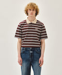 SMALL CLASSIC LOGO PK COLLAR TEE IN STRIPE image 4